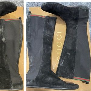 Gucci Riding Boot Web 40.5 size (fits size 9.5 or 10)